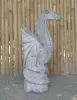  Product image 2 of the product “Sitting dragon on stone, approx. 75 H cm, cast stone, natural ”